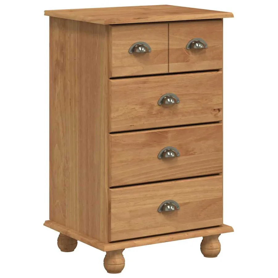 Commode 5-Tiroir ASKIM Marron 48,5 x 40 x 79 cm - 2