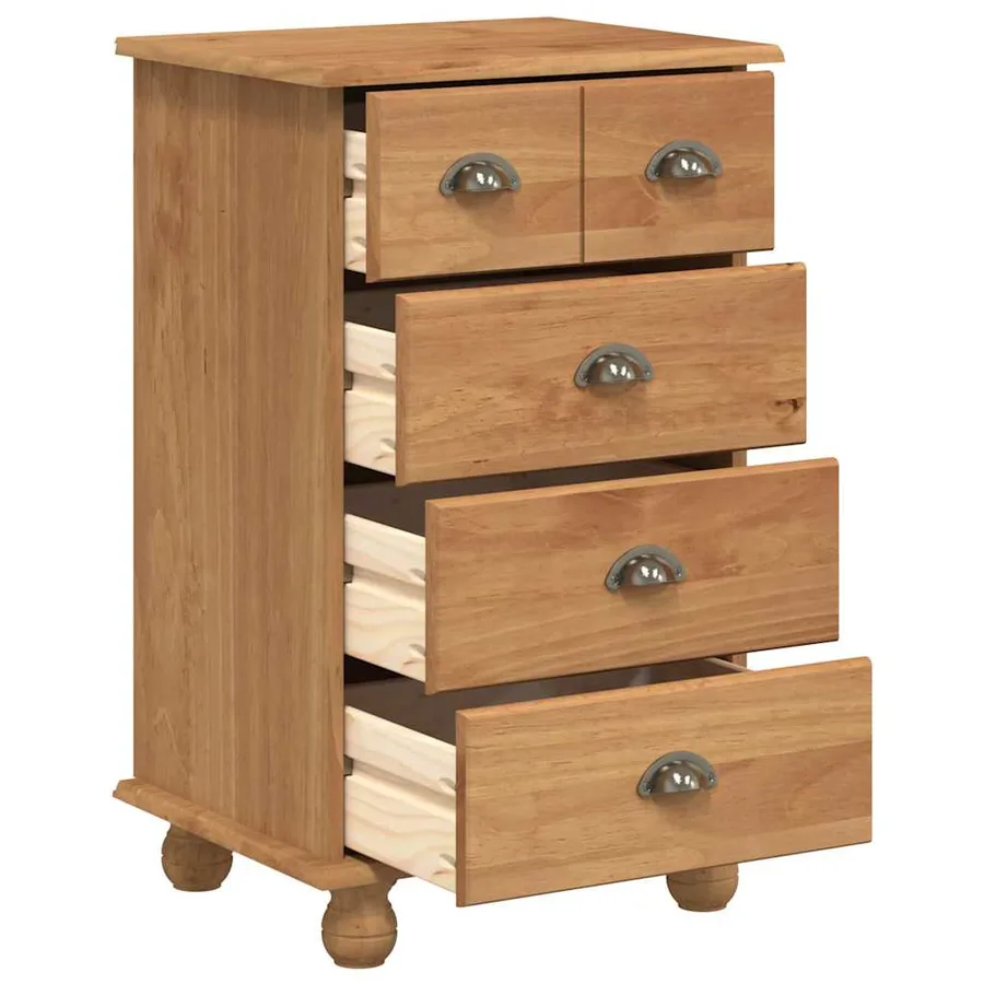 Commode 5-Tiroir ASKIM Marron 48,5 x 40 x 79 cm - 5