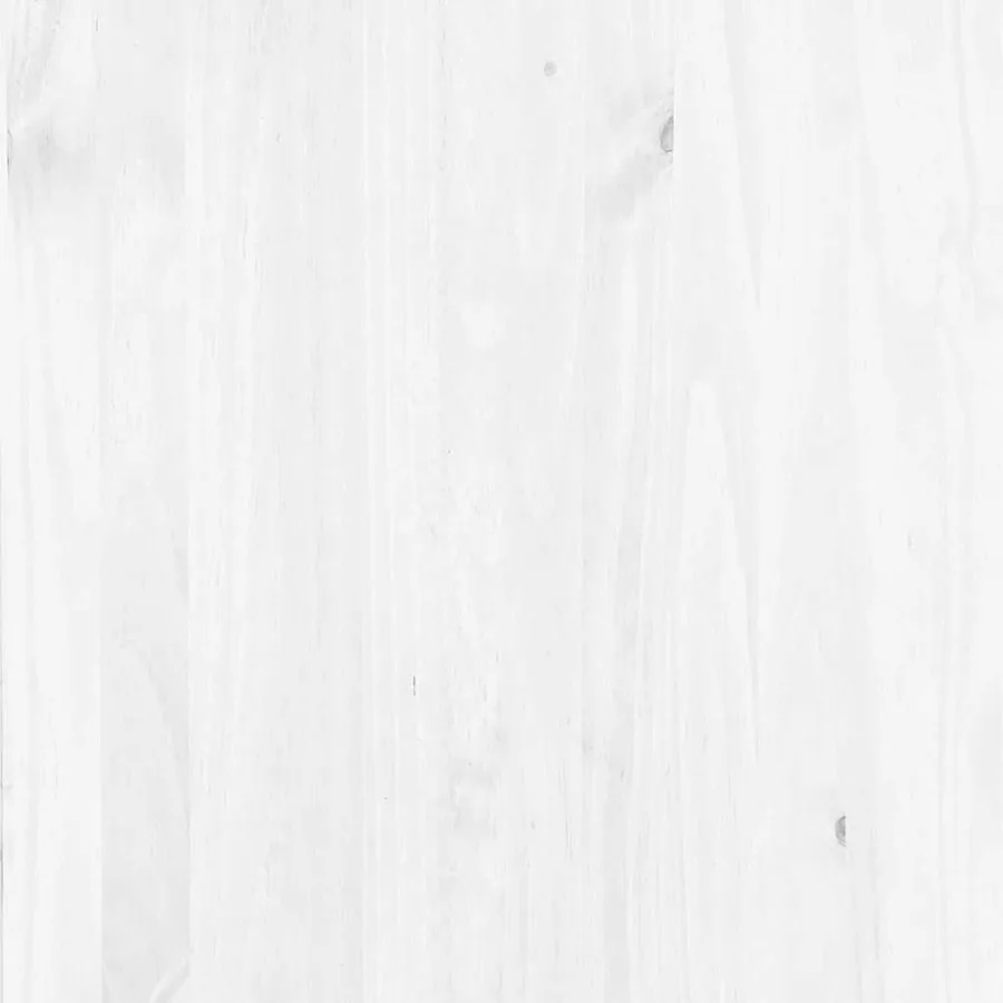 Commode ASKIM Blanc 91 x 40 x 95,5 cm Bois de pin massif - 12