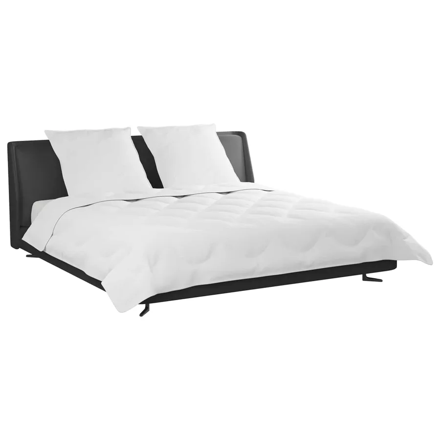 Couette avec oreiller 3 pcs Blanc Microfibre - 3