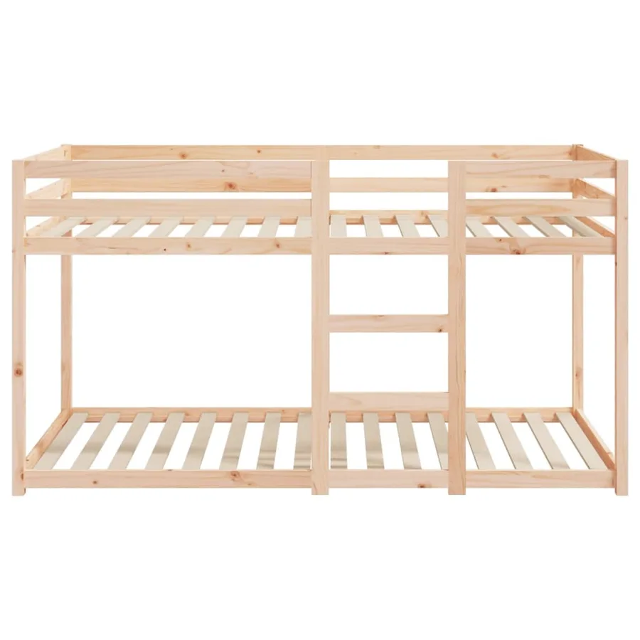 Lit superposé sans matelas 90x200 cm bois de pin massif - 5
