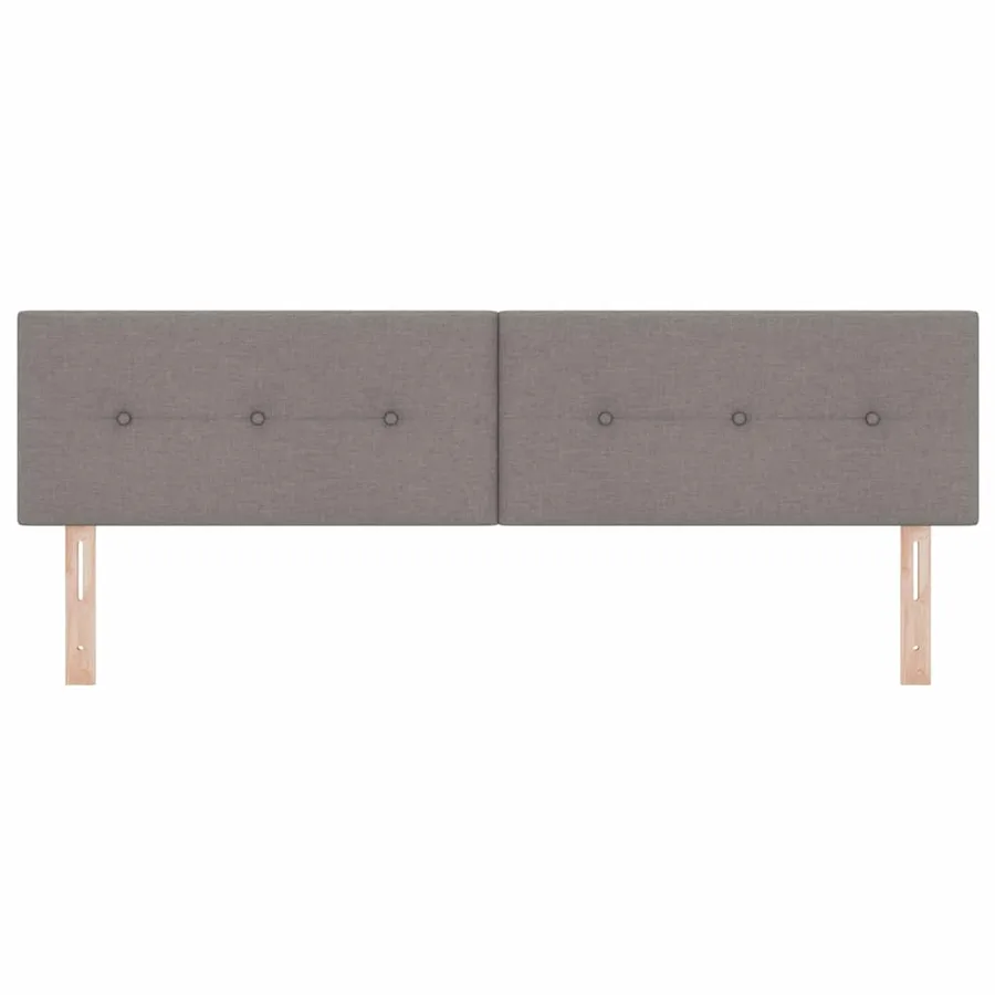 Tête de lit LED avec bandes LED Taupe 180 cm tissu - 5
