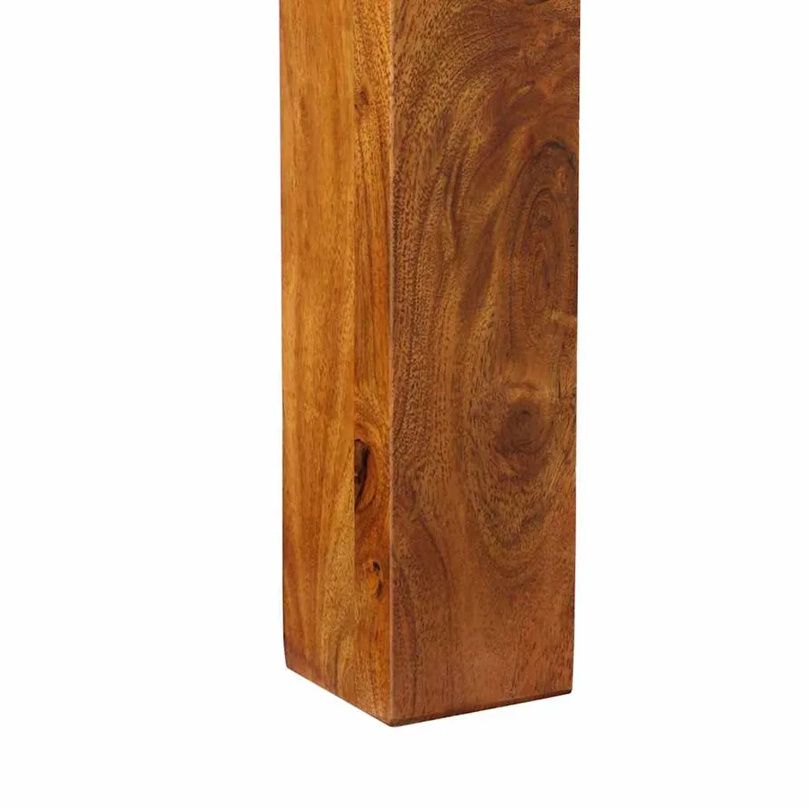 Table de Toilette Marron 90 x 45 x 75 cm Bois d'Acacia Massif - 8