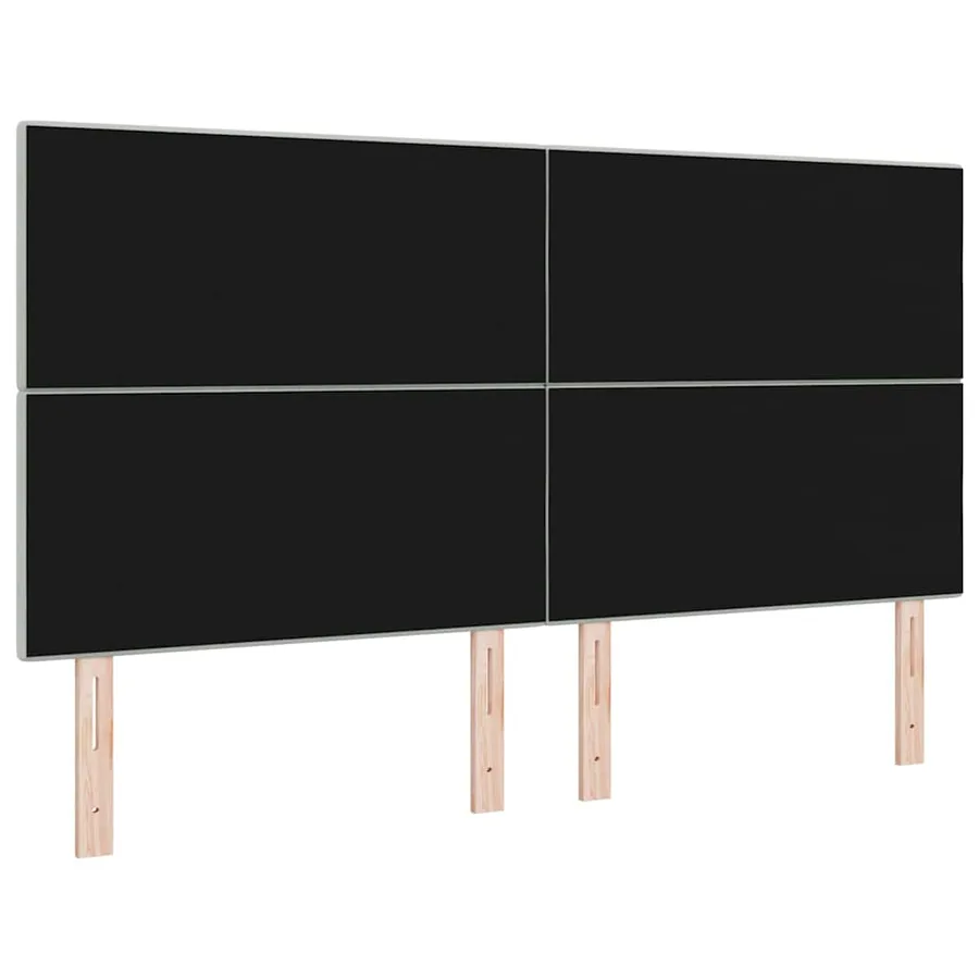 Tête de lit Gris clair 180 cm Velours - 6