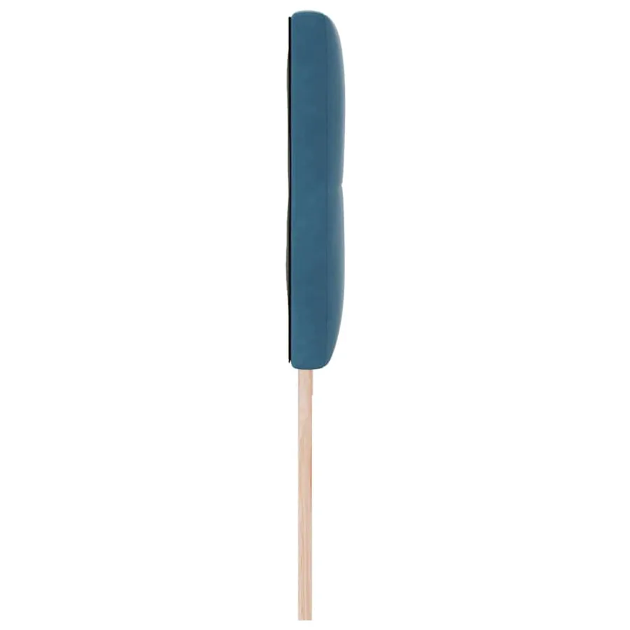 Tête de lit Bleu foncé 200 cm Velours - 6