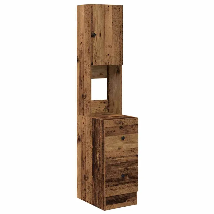 Buffet de cuisine avec tiroir Bois ancien 32 x 50 x 180 cm - 2