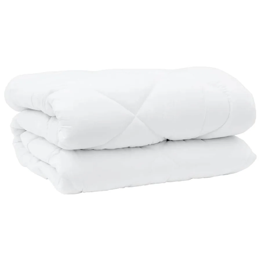 Duvet d'hiver Blanc 202 x 201 x 5 cm Polyester - 4
