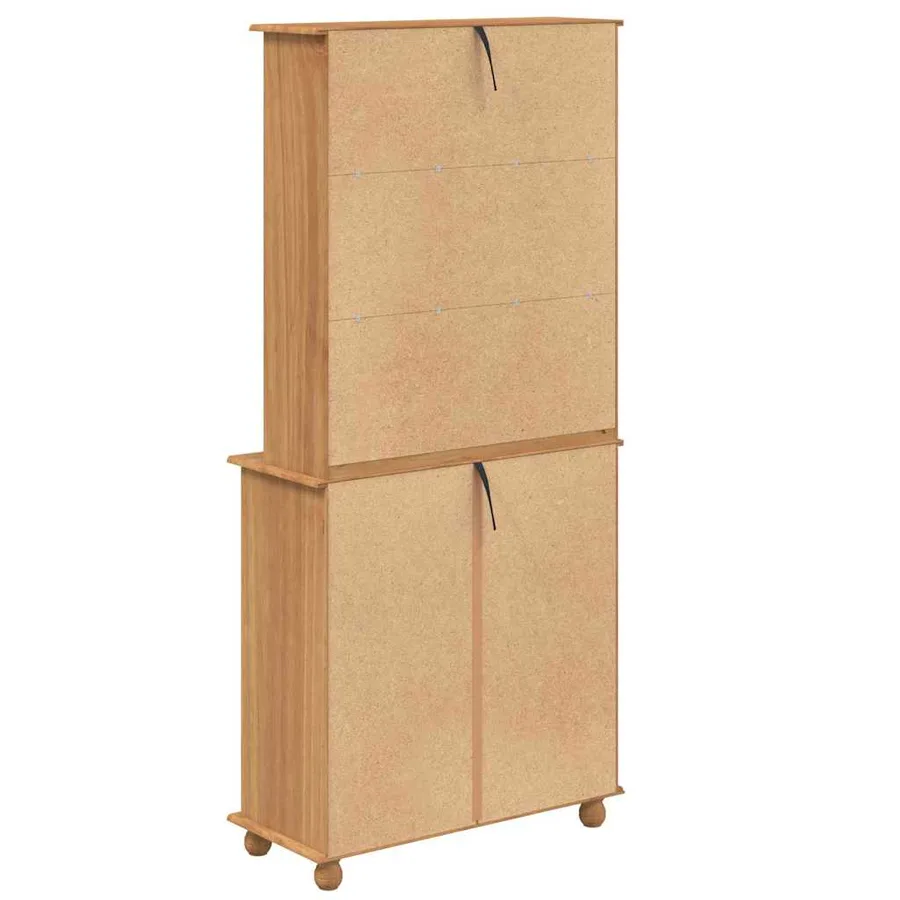Hutch ASKIM Cire de Miel 91 x 40 x 200,5 cm Bois de pin massif - 8