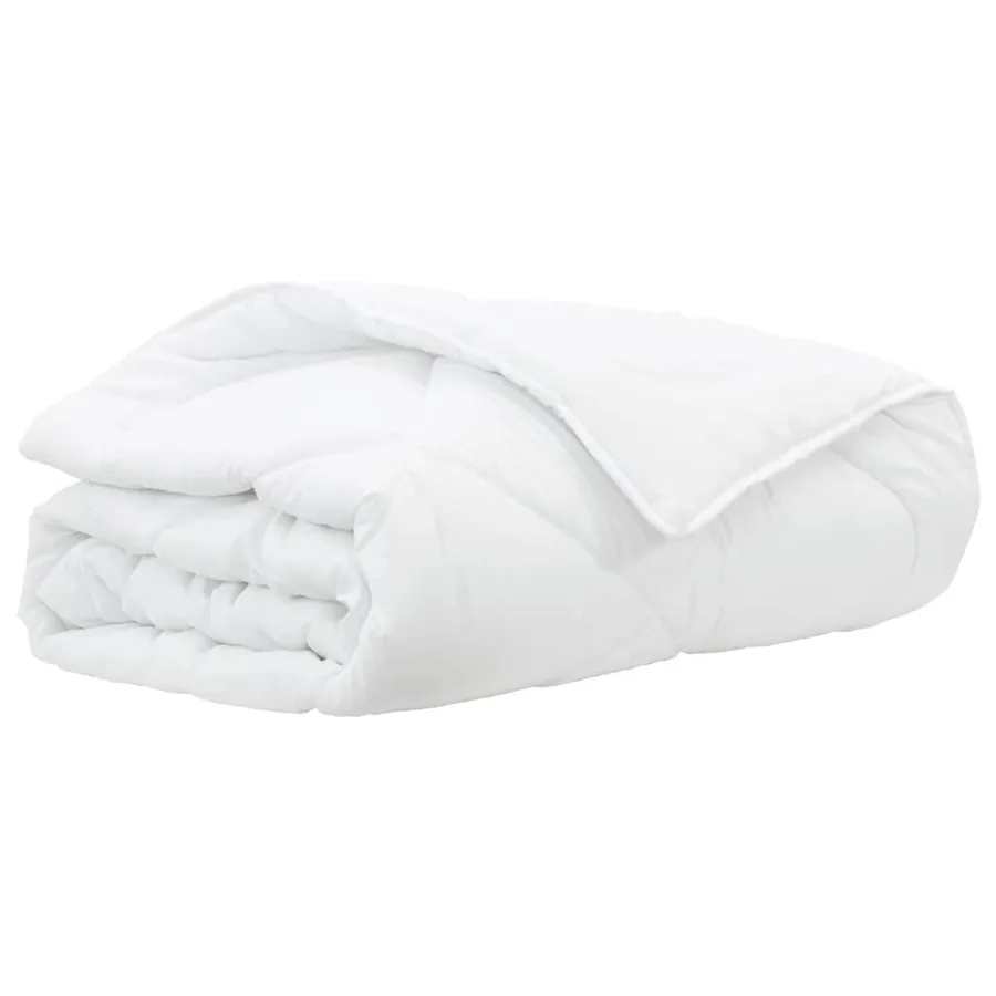 Couette Blanc 240 x 220 x 4 cm Polyester - 2