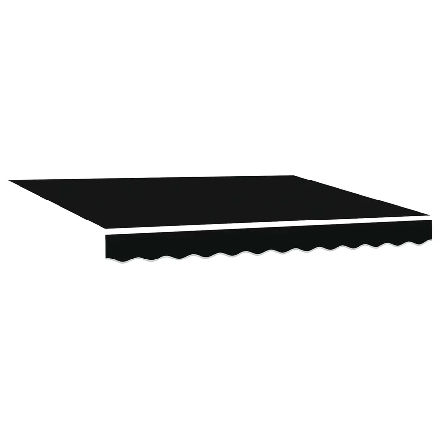 Auvent rétractable Noir 350 x 250 cm Polyester - 5