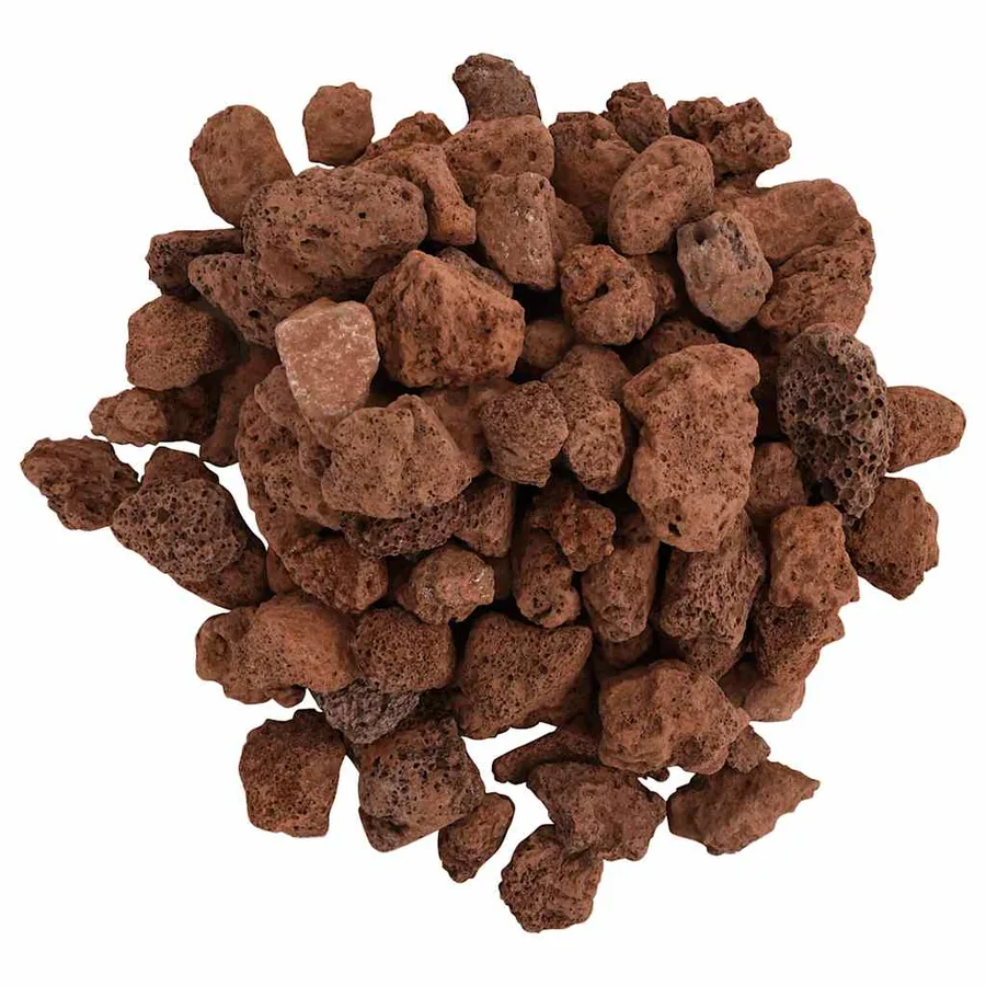 Roches volcaniques 25 kg rouge 1-2 cm - 4