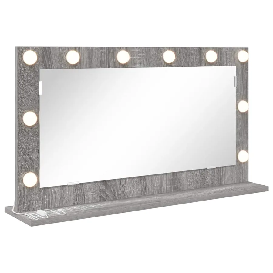 Miroir de vanité Rectangulaire Gris Sonoma 80 x 45 x 18 cm - 2