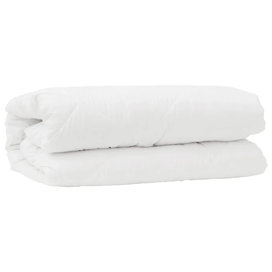 Ensemble de Duvet avec oreiller 2 pcs Blanc Microfibre - 4