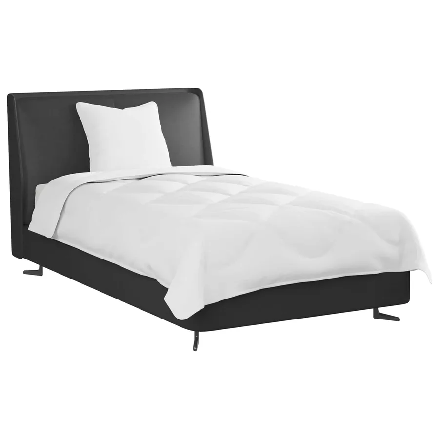 Couette avec oreiller 2 pcs Blanc Microfibre - 3