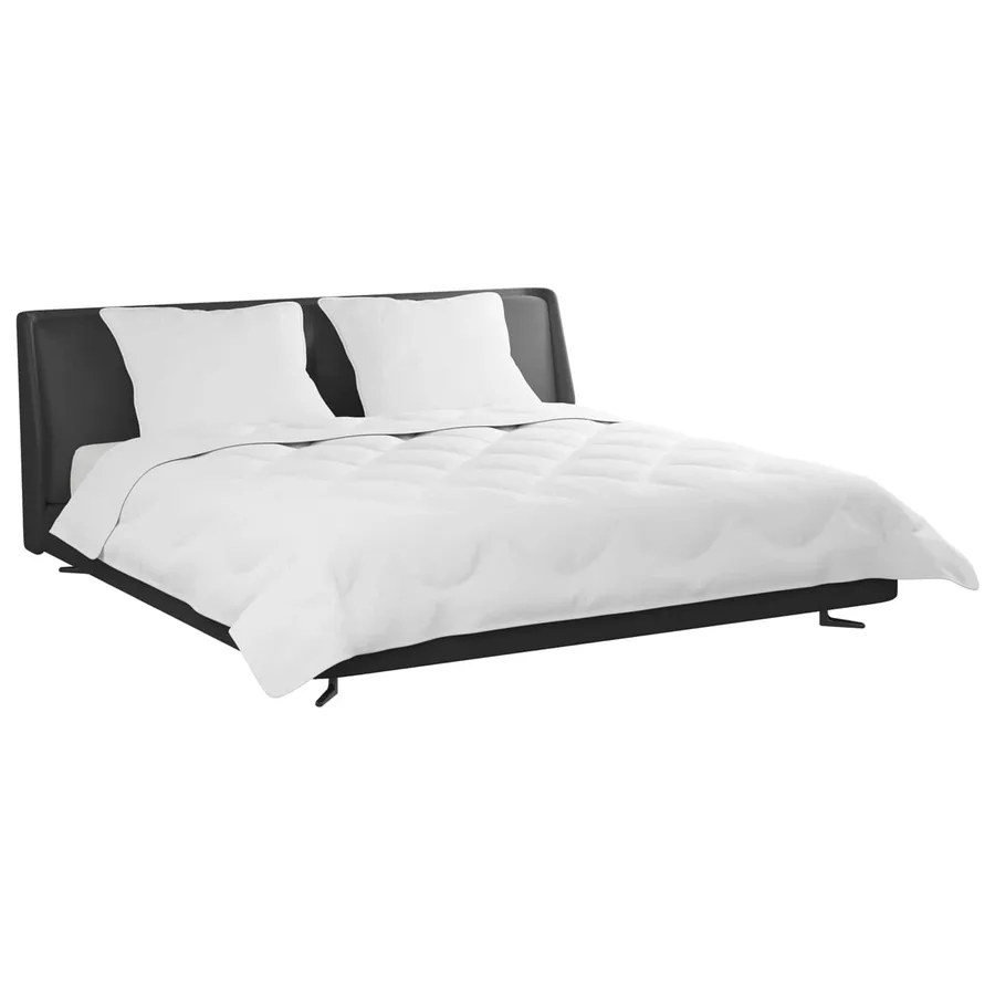 Couette avec oreiller 3 pcs Blanc Microfibre - 3