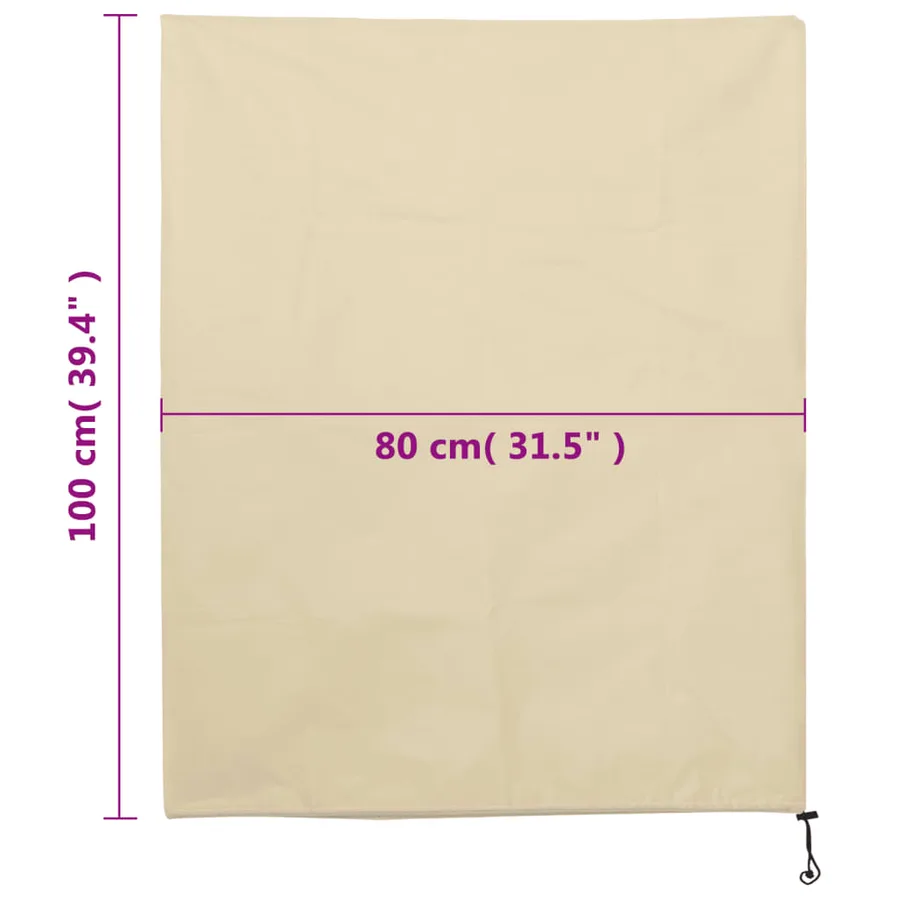 Housses de protection pour plantes avec cordon de serrage 8 pcs - 9