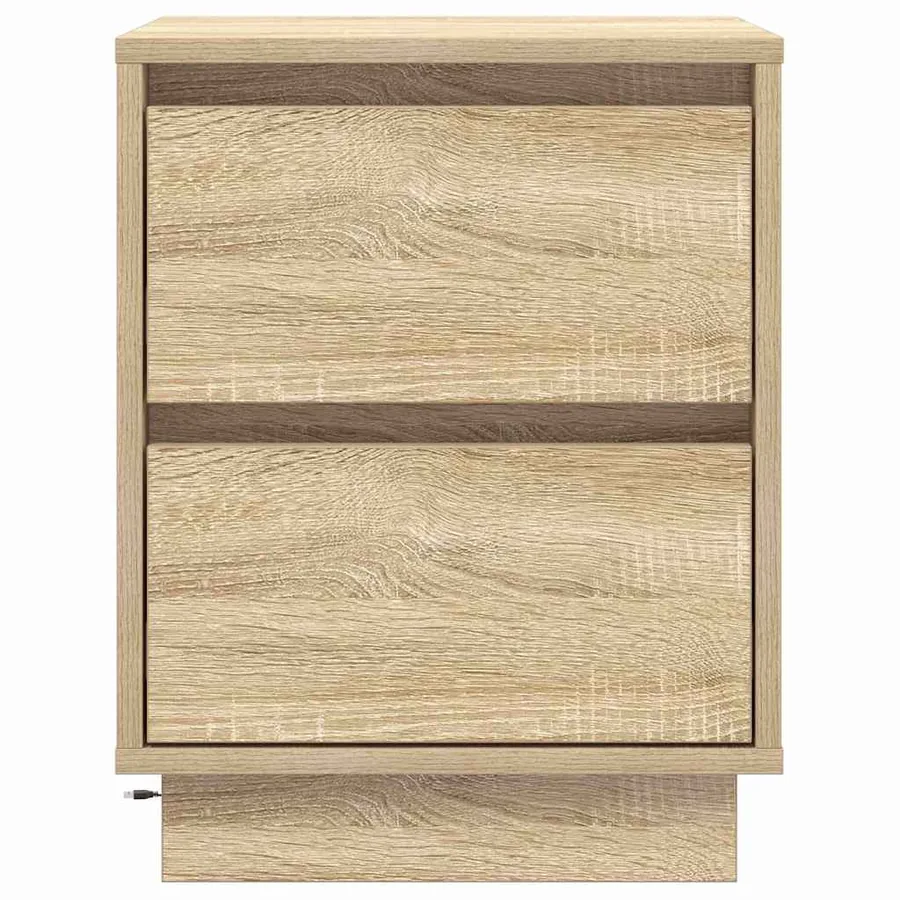 Cabinet de chevet avec tiroir Chêne Sonoma 39 x 34,5 x 50 cm - 7