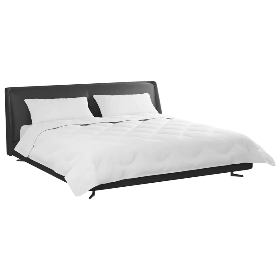 Couette avec oreiller 3 pcs Blanc Microfibre - 3
