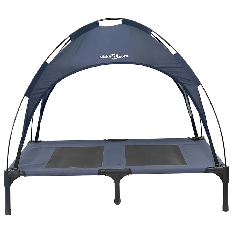 Lit pour Chien Bleu marine 92 x 77 x 82,5 cm Acier - 4