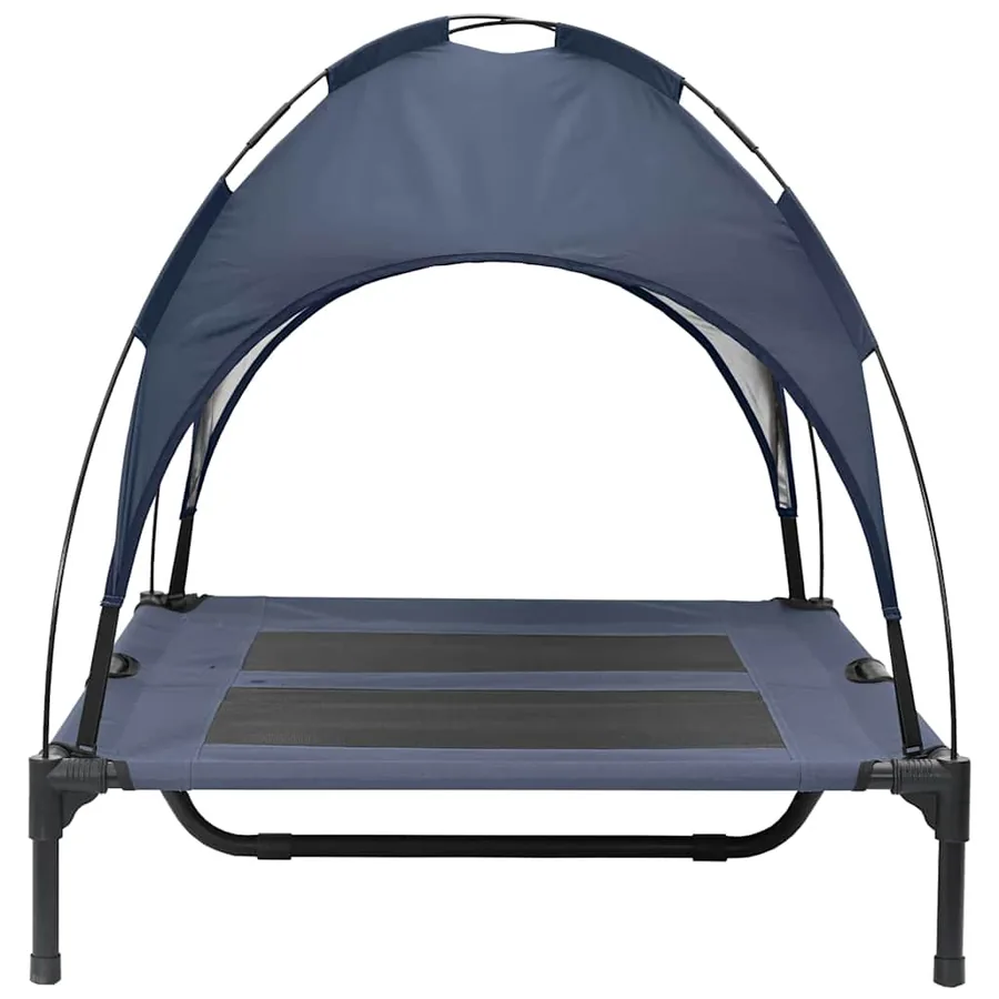 Lit pour Chien Bleu marine 92 x 77 x 82,5 cm Acier - 5