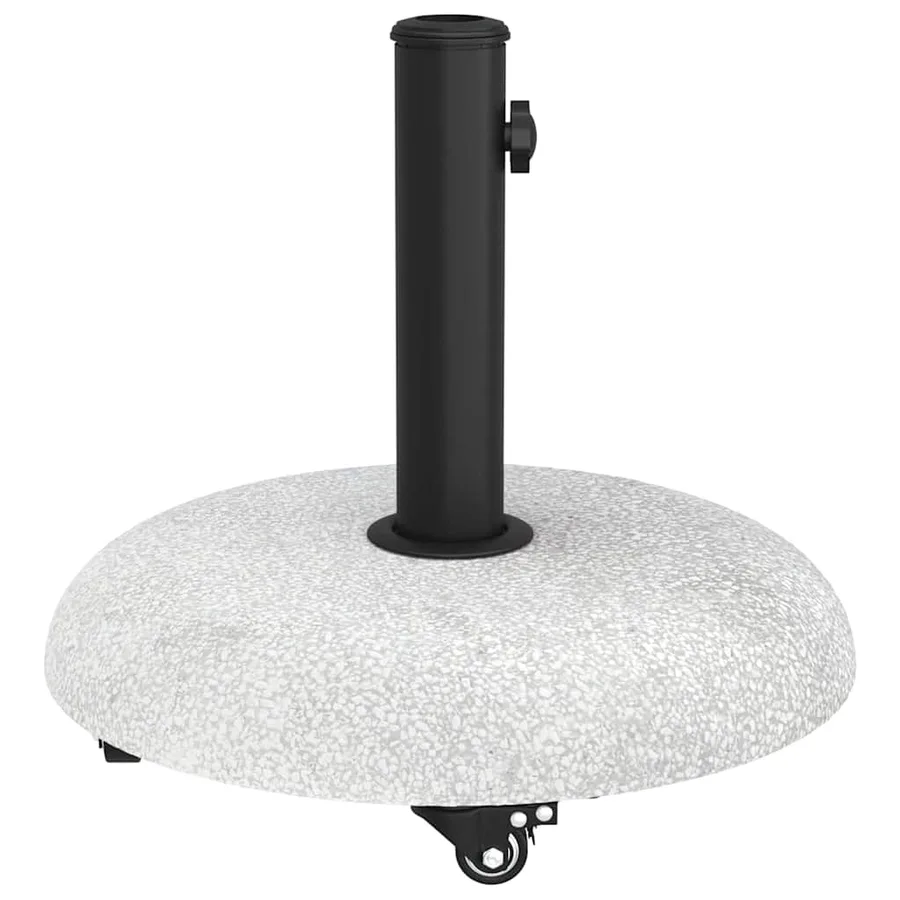 Pied de parasol 21kg Gris clair Béton Rond - 6