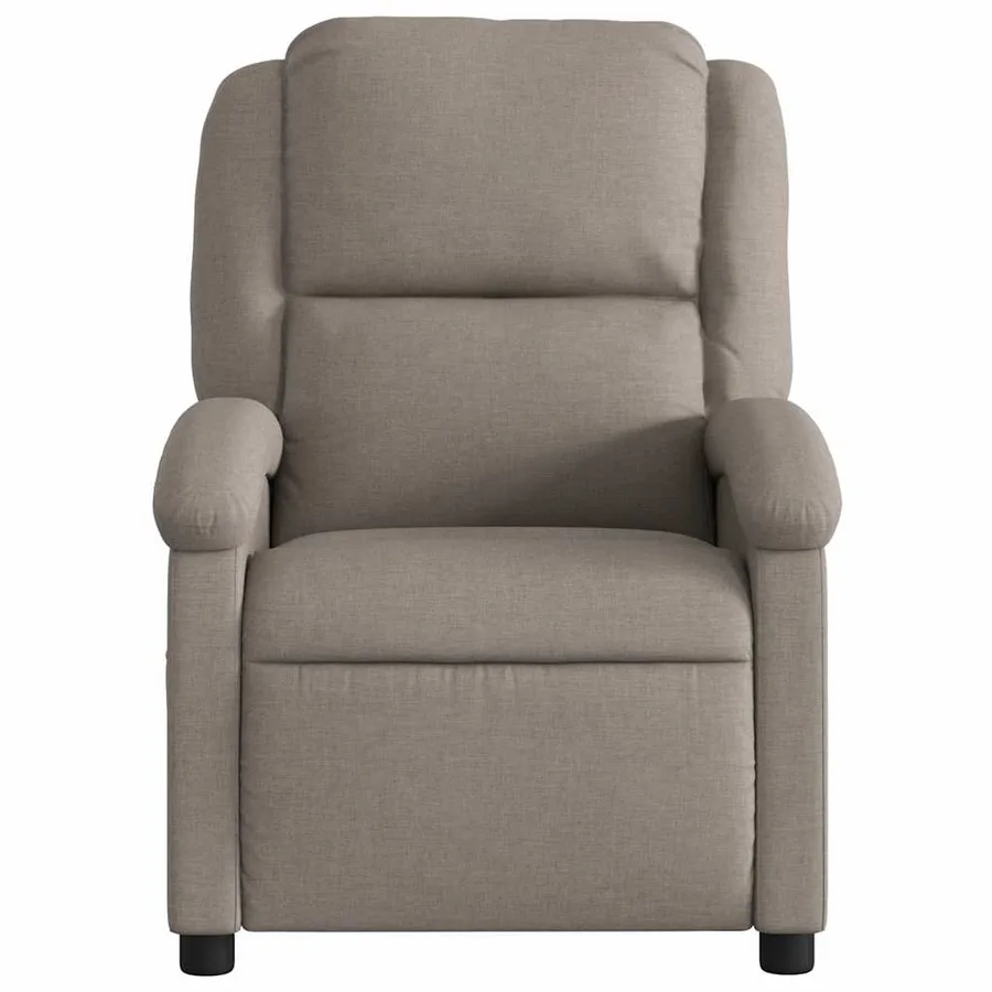 Fauteuil inclinable Taupe Tissu - 3