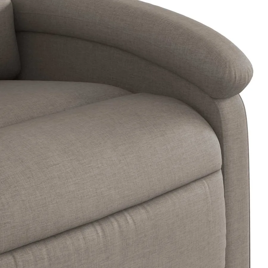 Fauteuil inclinable Taupe Tissu - 8
