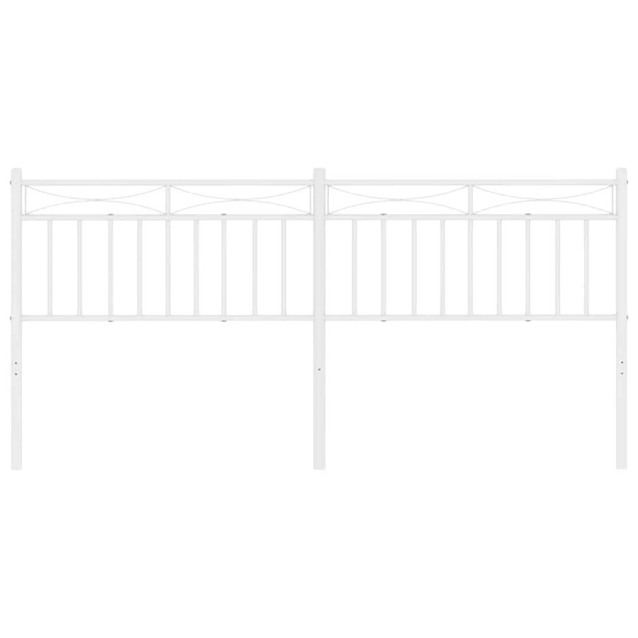 Tête de lit de remplacement métal blanc 180 cm - 4