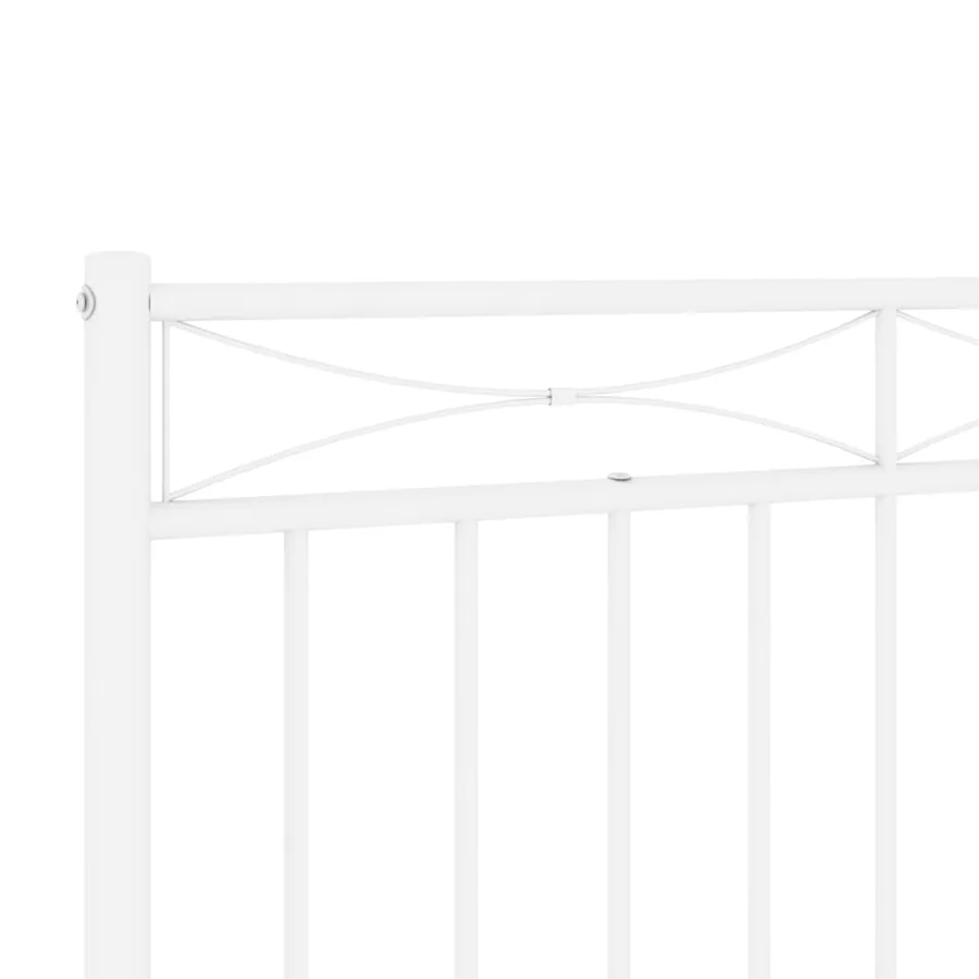 Tête de lit de remplacement métal blanc 180 cm - 6