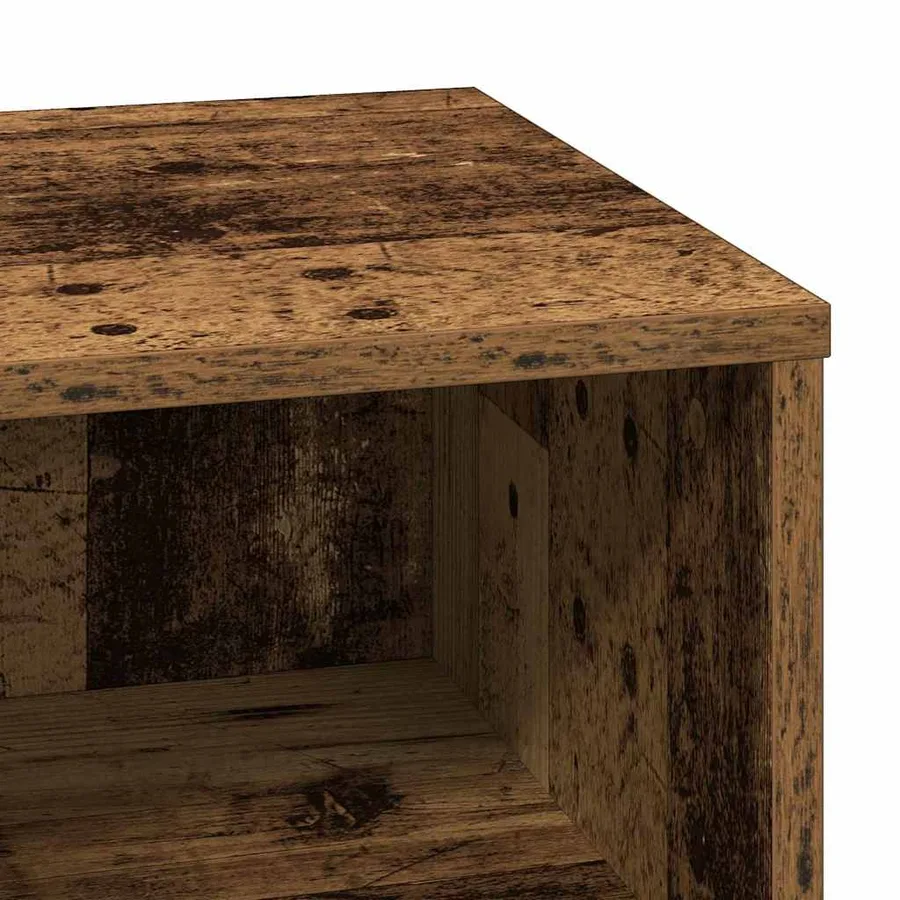Cabinet de chevet avec tiroir Bois ancien 50 x 34,5 x 50 cm. - 11