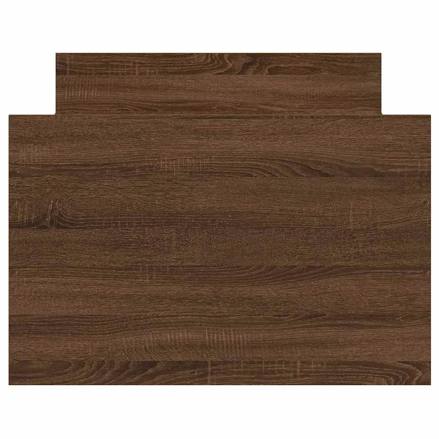 Cadre de lit sans matelas chêne marron 90x200 cm - 6
