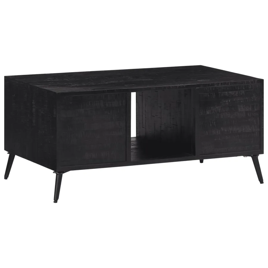Table basse 90x50x41 cm teck de récupération massif - 5