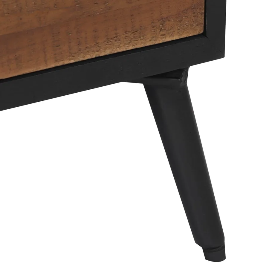 Table basse 90x50x41 cm teck de récupération massif - 7
