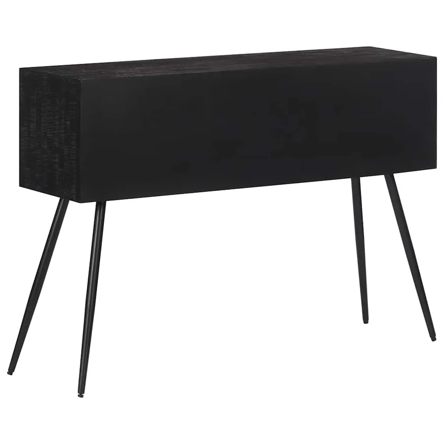 Table console avec tiroirs 116x30x76 cm teck massif récupéré - 5