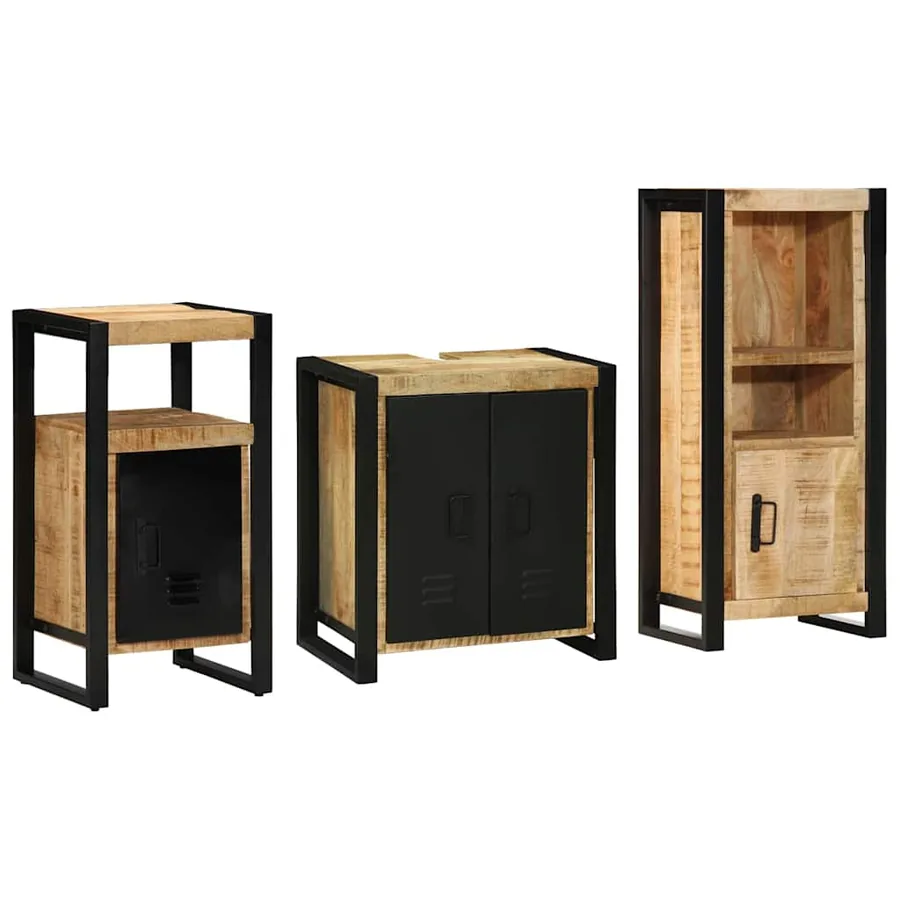 Ensemble de mobilier de salle de bain avec tiroir 3 pcs
