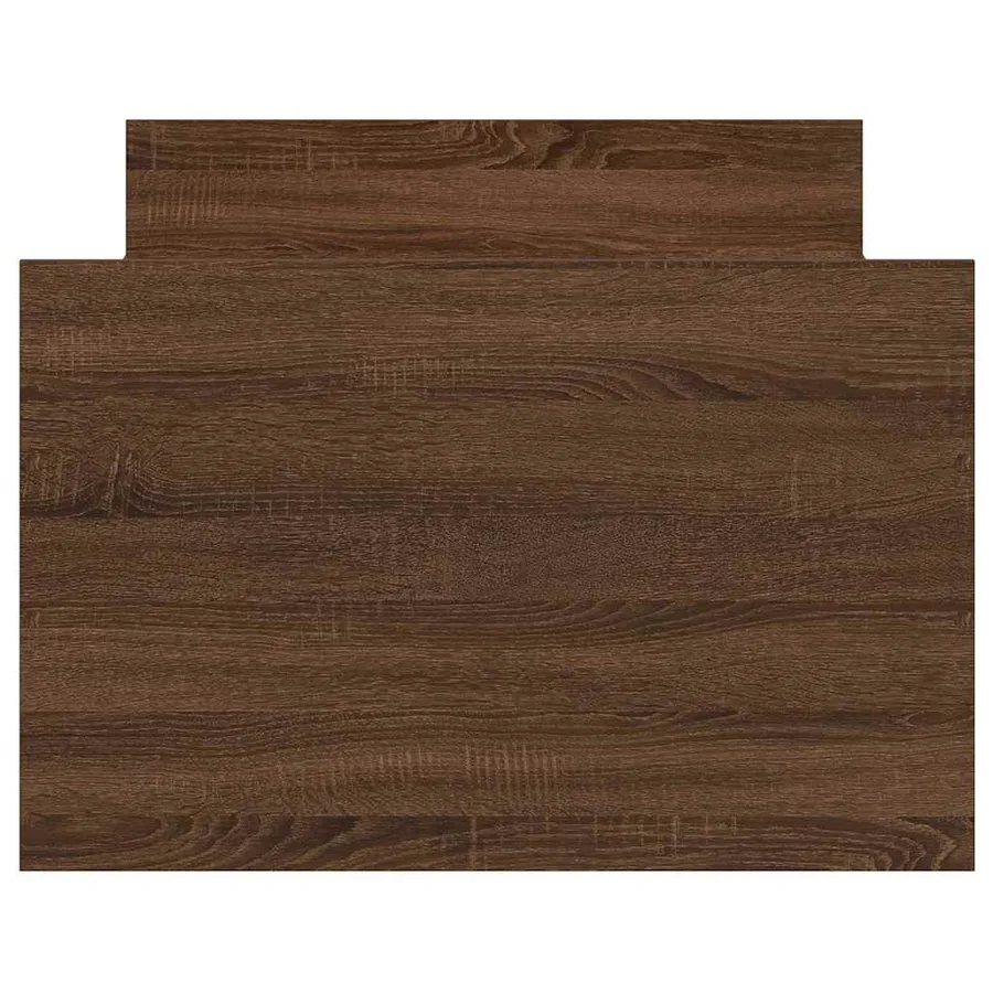 Cadre de lit sans matelas chêne marron 100x200 cm - 6