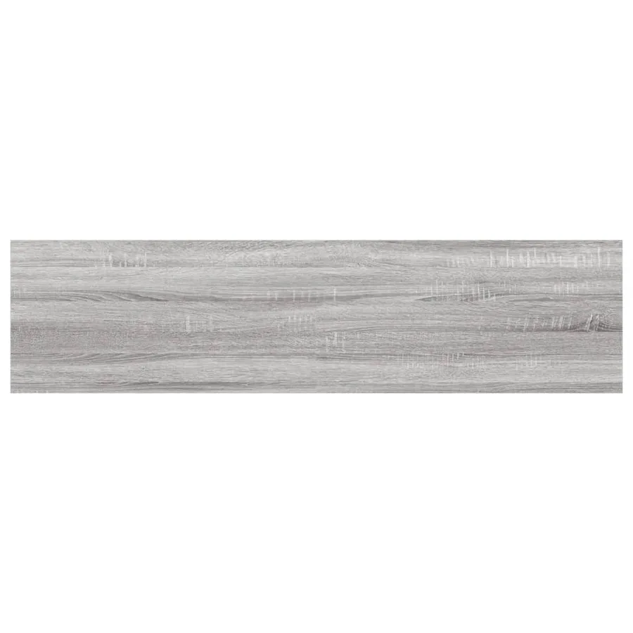 Étagères murales 4 pcs sonoma gris 40x10x1,5 cm bois ingénierie - 6