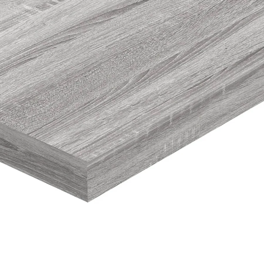 Étagères murales 4 pcs sonoma gris 40x10x1,5 cm bois ingénierie - 7