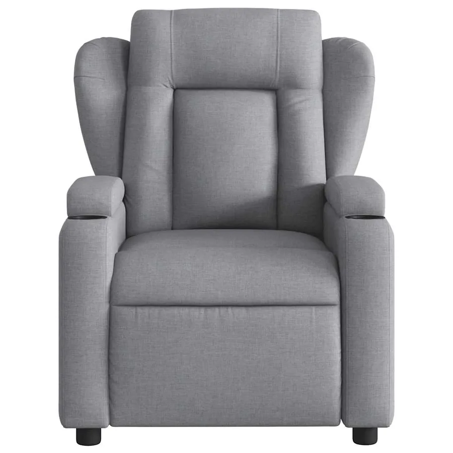 Fauteuil inclinable Gris clair Tissu - 6