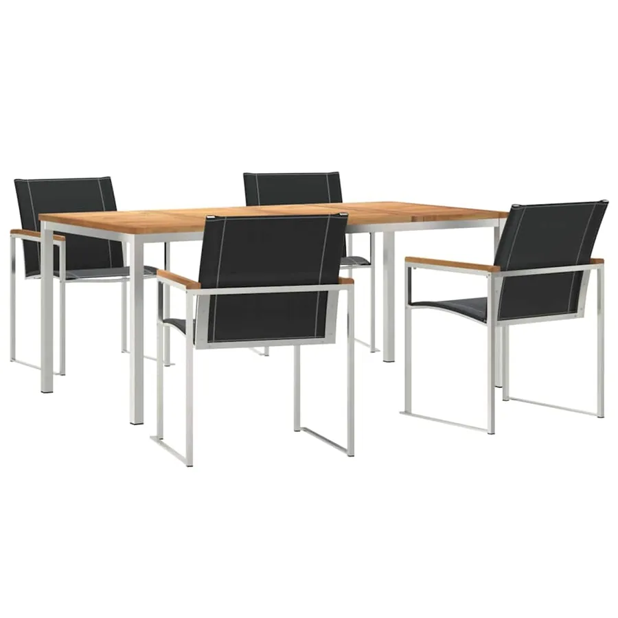 Ensemble de salle à manger pour jardin 5 pcs - 2