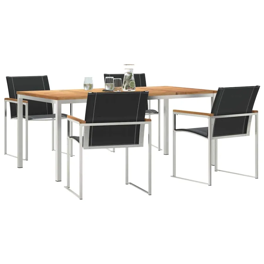 Ensemble de salle à manger pour jardin 5 pcs - 3