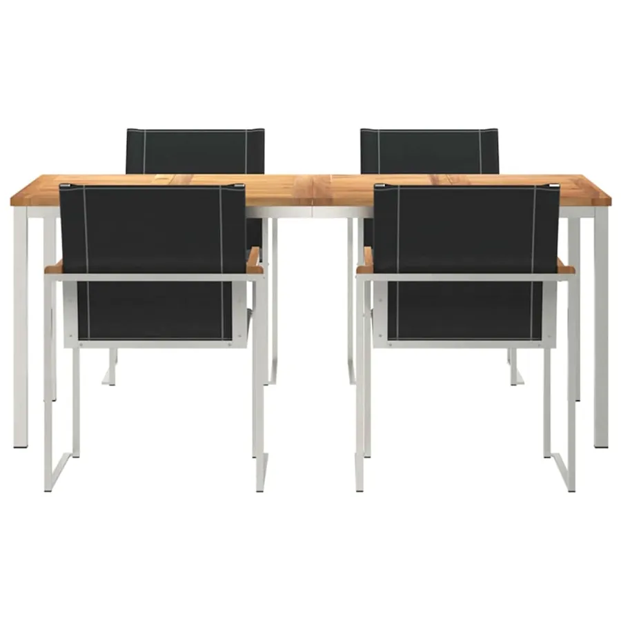 Ensemble de salle à manger pour jardin 5 pcs - 7