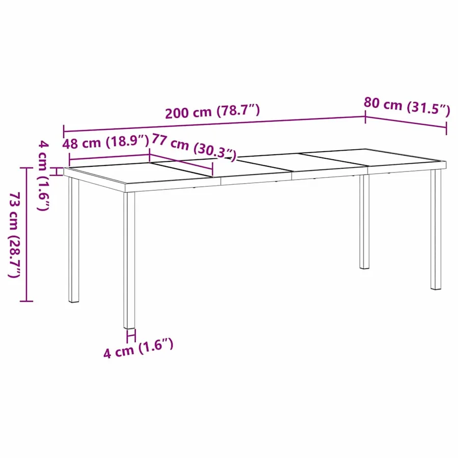 Ensemble de salle à manger pour jardin 9 pcs Noir polyrotin - 11