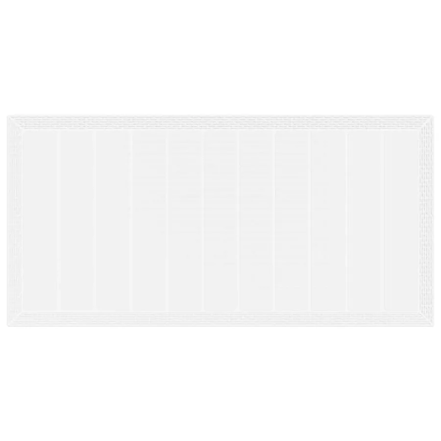 Ensemble de salle à manger pour jardin 7 pcs Blanc - 6