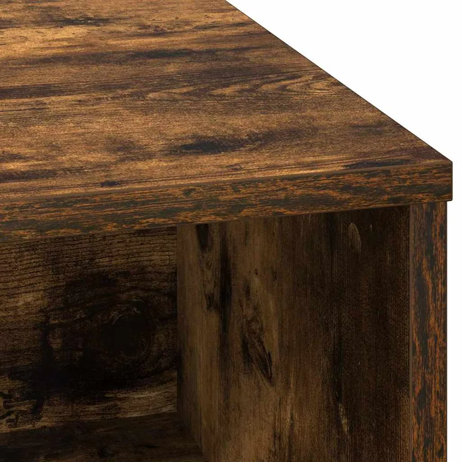 Buffet LED Chêne fumé 71 x 34,5 x 75 cm Bois d'ingénierie - 11