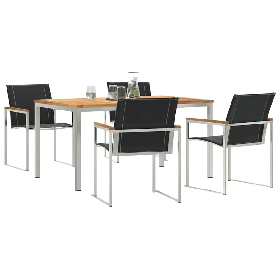 Ensemble de salle à manger pour jardin 5 pcs - 3
