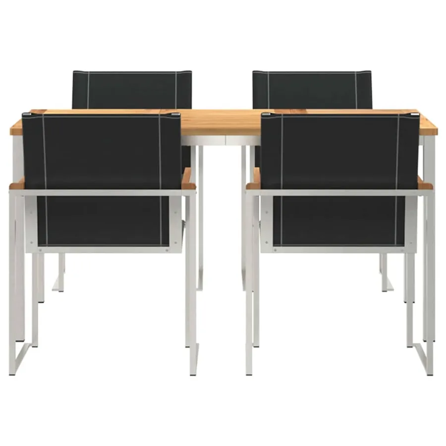 Ensemble de salle à manger pour jardin 5 pcs - 7