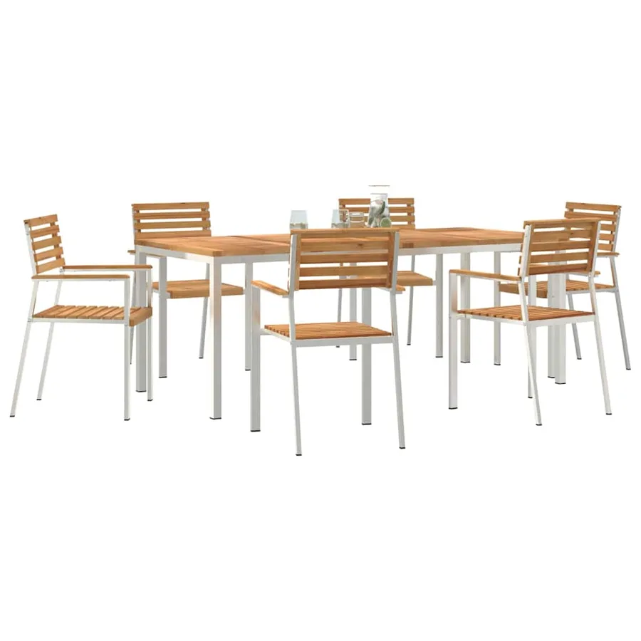 Ensemble de salle à manger pour jardin 7 pcs - 3