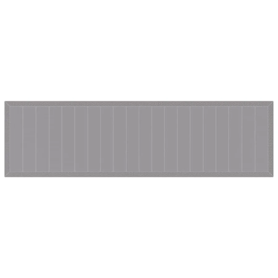 Ensemble de salle à manger pour jardin 13 pcs Gris clair - 6