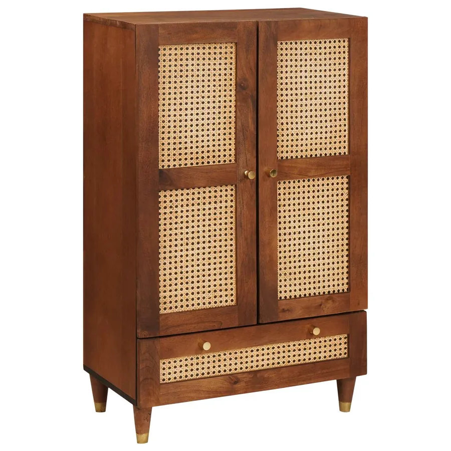 Buffet Haut Marron 60 x 33,5 x 100 cm Bois de mangue massif
